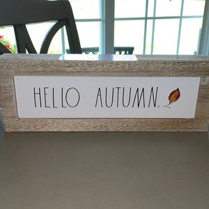 Rae Dunn Hello Autumn Sign